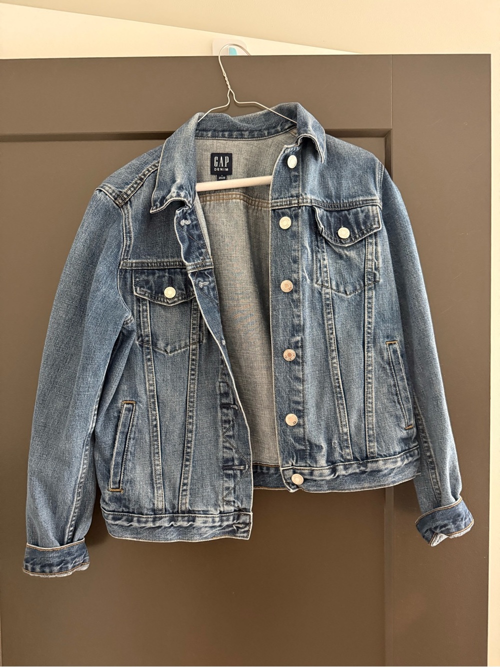GAP Icon Classic Denim Jean Jacket Medium Wash Size S